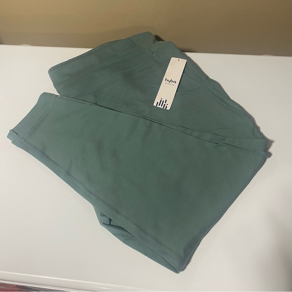 Women’s plus size full length leggings colour teal